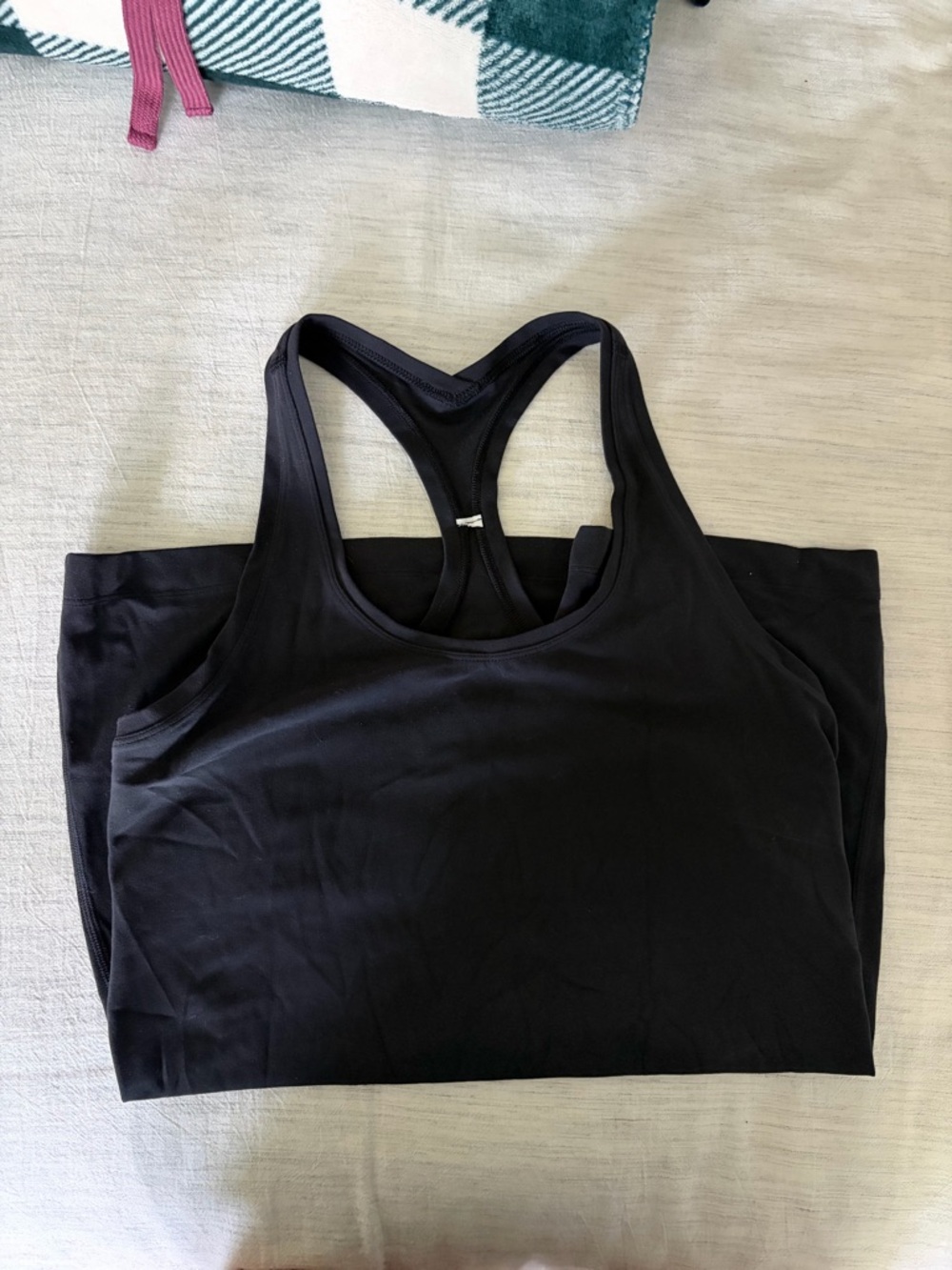 lululemon athletica Black Racerback Tank Top